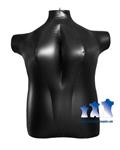 Inflatable Female Torso, Plus Size 2X Black
