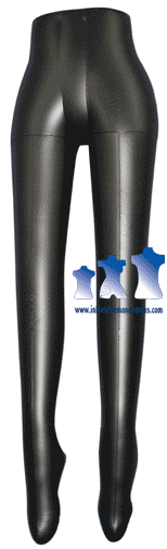 Inflatable Female Leg Form, Black