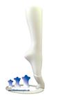 Female Hosiery Calf Form, Hard Plastic White w/...