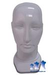 Unisex Head, Hard Plastic White