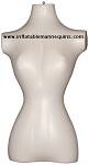Inflatable Female Torso, Standard Size Ivory