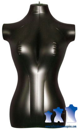 Female Torso, Mid-Size Narrow Hips Black