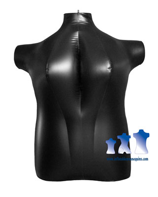 Inflatable Female Torso, Plus Size 2X Black