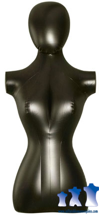 Female Torso with Head, Black