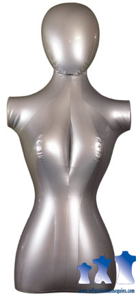 Female Torso with Head, Silver