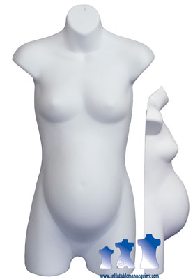 Female Maternity 3/4 Form - Hard Plastic, White, Black or Fleshtone