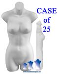 Female 3/4 Form - Hard Plastic, Case of 25