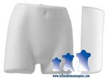 Female Panty Form  - Hard Plastic, White 