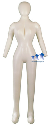 Female Mannequin, Full-Size with head & arms Ivory