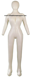 Female Mannequin, Full-Size with head & arms Ivory