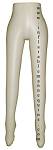 Inflatable Female Leg Form, Ivory