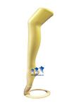 Female Hosiery Leg Form, Hard Plastic White w/ stand 