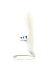 Female Hosiery Calf Form, Hard Plastic White w/ stand