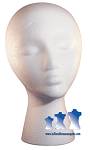 Female Head, Styrofoam