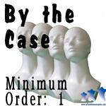 Female Head w/ neckline, Styrofoam, by the case, Min:1