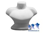 Small 4" Female Jewelry Display Form White