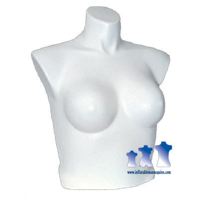 Tabletop Plus-Size Bra Form - Hard Plastic