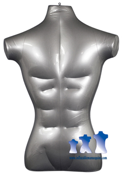 Male Torso, Standard Size Silver