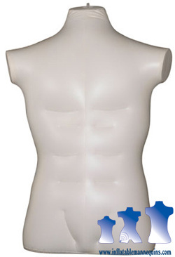 Inflatable Male Torso, Large Ivory