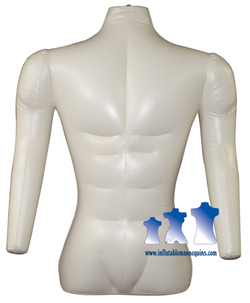 Male Torso with Arms Ivory