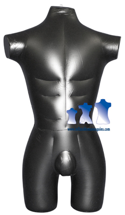 Inflatable Male 3/4 form, Black