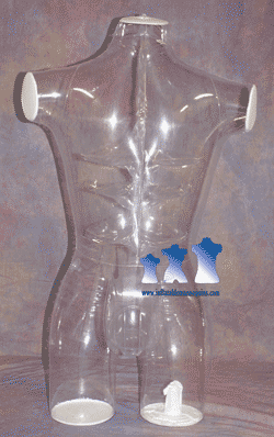 Male 3/4 form, Clear