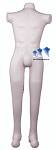Male Mannequin, Full-Size Ivory