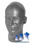 Male Head, Styrofoam Graphite 4-Pack