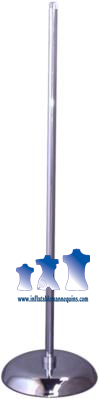 MS1 - 36" Upright, Chrome 10" Base 