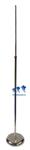 MS3RT - Tall Chrome Adjustable Stand w/ 8" Round Base