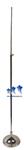MS3TT - Tall Chrome Adjustable Stand w/ 8" Trumpet Base