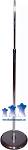 MS3 - Chrome Adjustable Upright w/ 8" Round Base