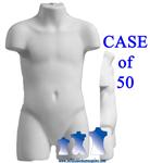 Child 3/4 Form - Hard Plastic, Case of 50