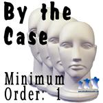 Unisex Head - Hard Plastic, by the case (White or Clear)