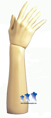 Hand Form, Hard Plastic Tall