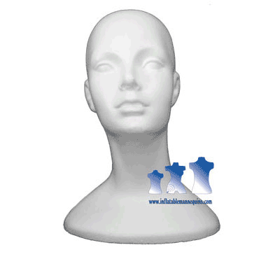 Female Head Deluxe, Styrofoam Single