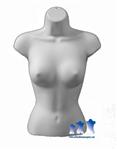 female torso hard plastic