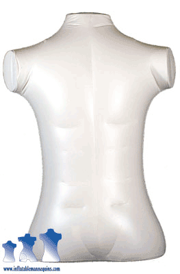 Inflatable Male Torso, Large Rounded