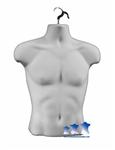 male torso hard plastic